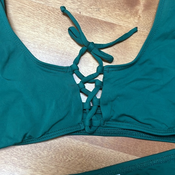 Emerald Green Romi L Space Bikini Set - Picture 2 of 11